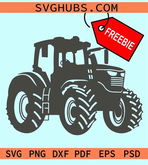 John Deere Tractor SVG free, Tractor outline svg, Farm svg free, John ...