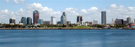 Long Beach Skyline Panorama