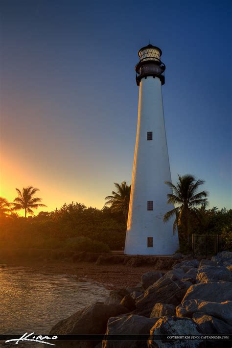 Cape Florida Lighthouse Sunset Key Biscayne | Cape Florida L… | Flickr