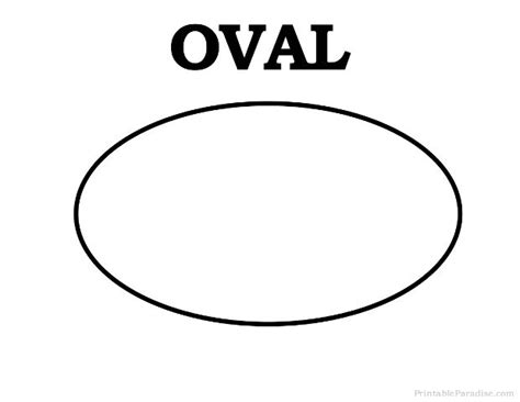 Oval Templates Printable - ClipArt Best