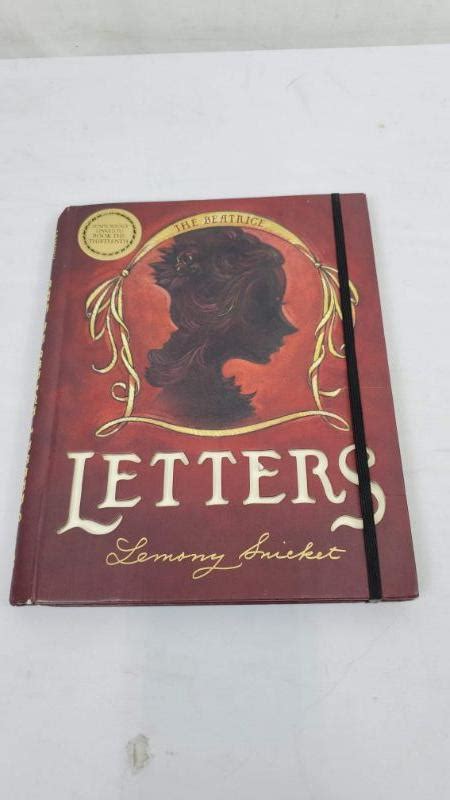 The Beatrice Letters, Lemony Snicket - Slightly Torn Folders Inside ...