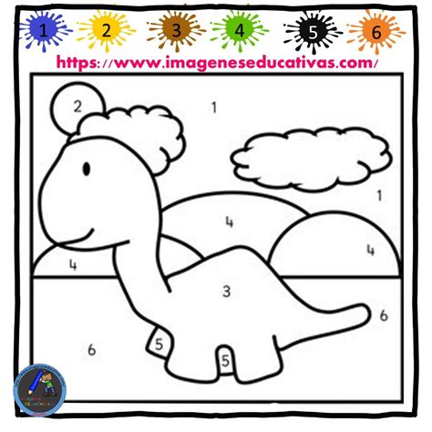 Dibujos Para Colorear De Animales Por Numeros | Di bujos Para Colorear