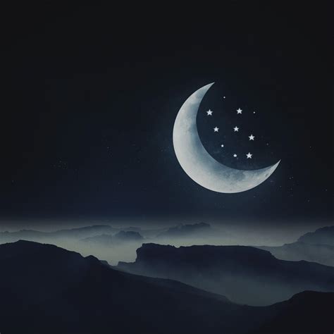 Crescent Moon Aesthetic Wallpapers - Top Free Crescent Moon Aesthetic Backgrounds - WallpaperAccess