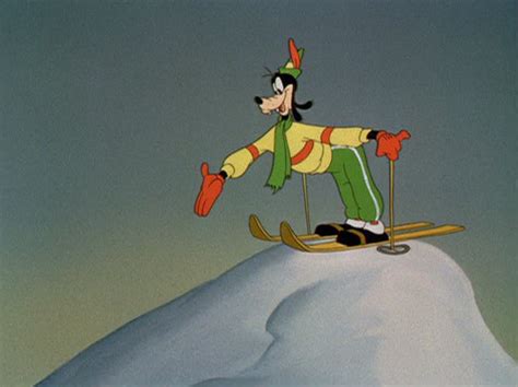 Goofy in "The art of skiing" (1941) | Goofy pictures, Mickey mouse and ...