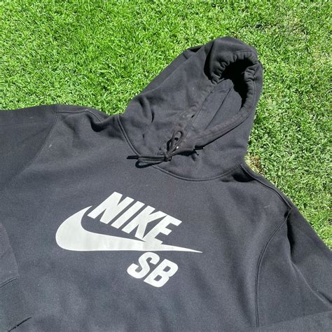 Nike SB Hoodie, Black Size - XXL Condition - Good,... - Depop