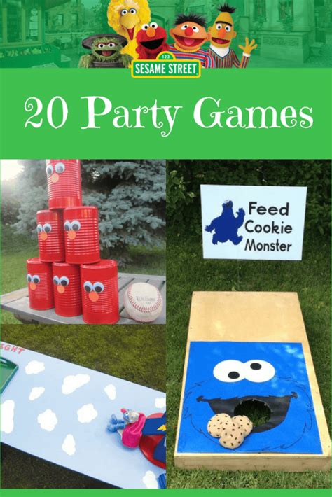 10 Best Sesame Street Birthday Party Games for Kids. {DIY + purchased}