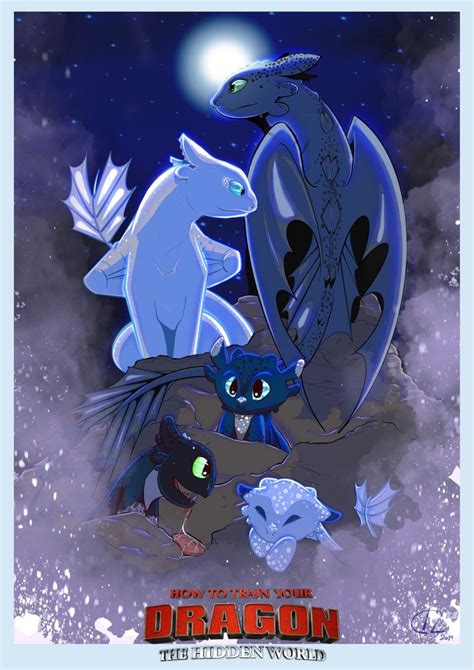 Toothless And Light Fury Family Light fury is the love interest of ...