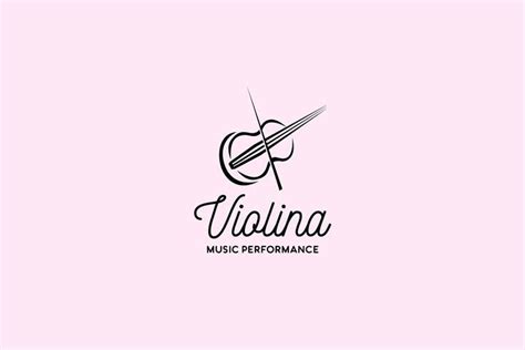 violin logo | Best logo design, Logo design template, ? logo