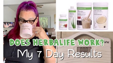 Losing Weight with Herbalife in 7 Days!! - YouTube