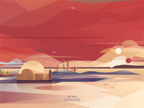 Tatooine from Star Wars Landscape by Mari Carmen Del Valle Cámara on Dribbble