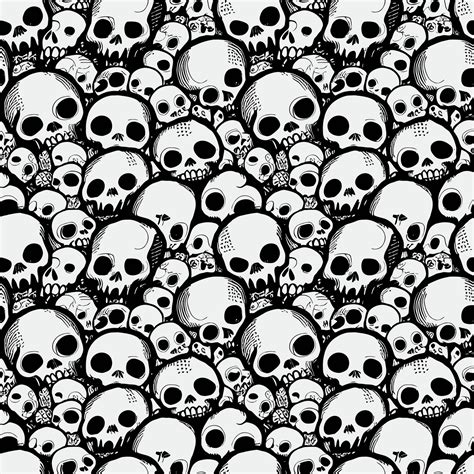 Top 80+ black and white skull wallpaper best - in.coedo.com.vn