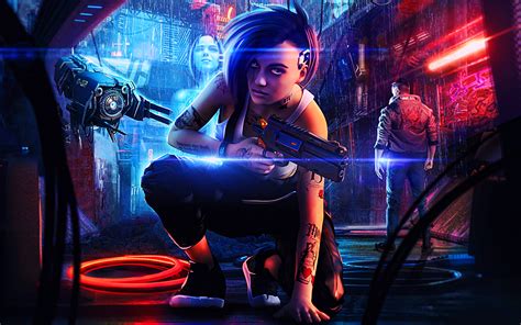 Download wallpapers 4k, Judy Alvarez, 3D art, Cyberpunk 2077, RPG, fan ...