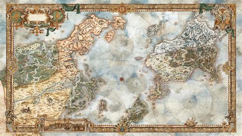 Octopath Traveler II. Map of the Solistia. 1408 x 792 : r/Octopath ...