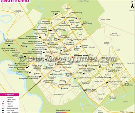 Greater Noida Map