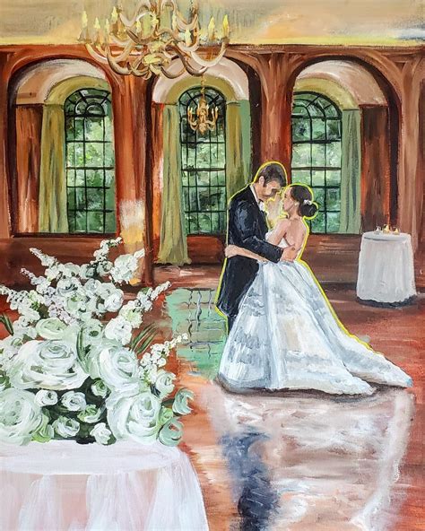 Live Wedding Painting For A Special Ceremony or Reception Moment