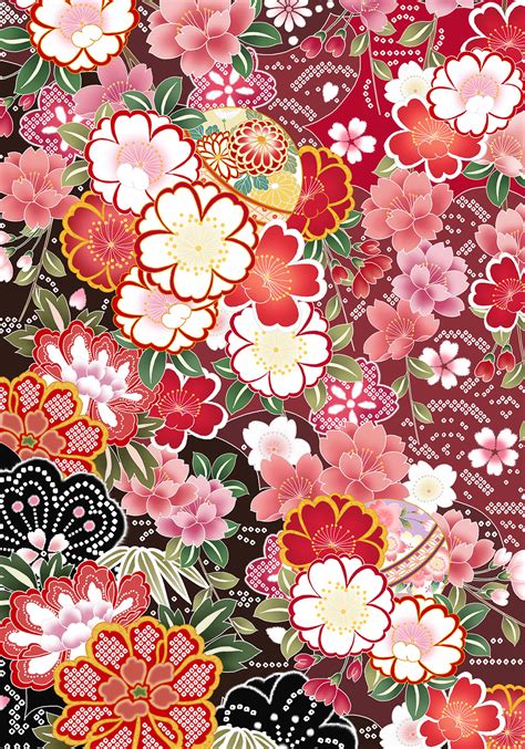 Flower pattern of Japan :: Behance