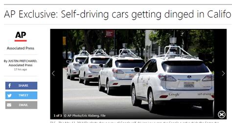 Self-Driving Cars in Lots of Accidents - Misleading Headline - Tom Liberman