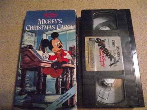 WALT DISNEY Mickey’s Christmas Carol (VHS 1983) 459-3 ORIGINAL 1st Video RELEASE 12257459036 | eBay