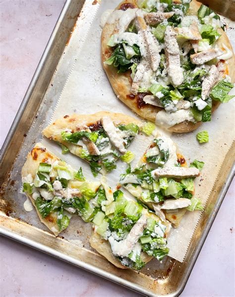 Chicken Caesar Salad Pizza Recipe - PureWow