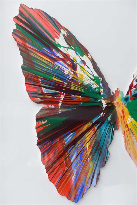 Damien Hirst Spin Art Butterfly, Ukraine, 2009 at 1stDibs | damien hirst ukraine, ukraine ...