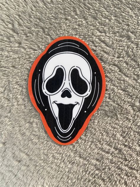 Ghost Face Stickers Ghost Horror Movie Inspired Waterproof - Etsy