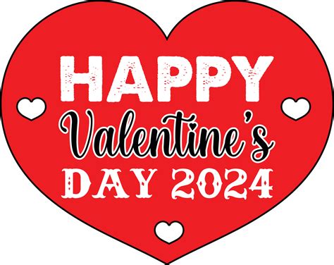 Happy Valentine's Day 2024 T-shirt Design 24201071 Vector Art at Vecteezy