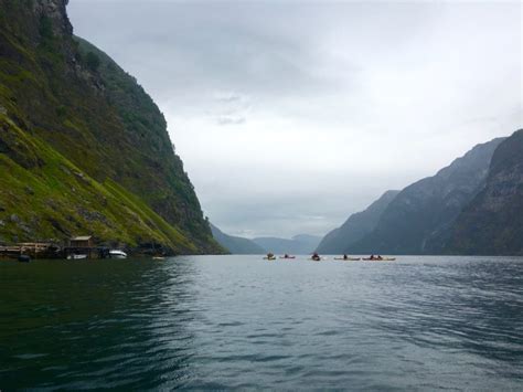 Kayaking The Naeroyfjord In Norway - Two For The World