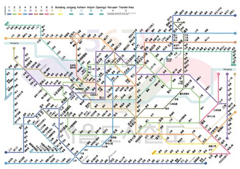 Seoul, Korea subway map (Korean, English, Japanese, Chinese) | All About Seoul, Korea!