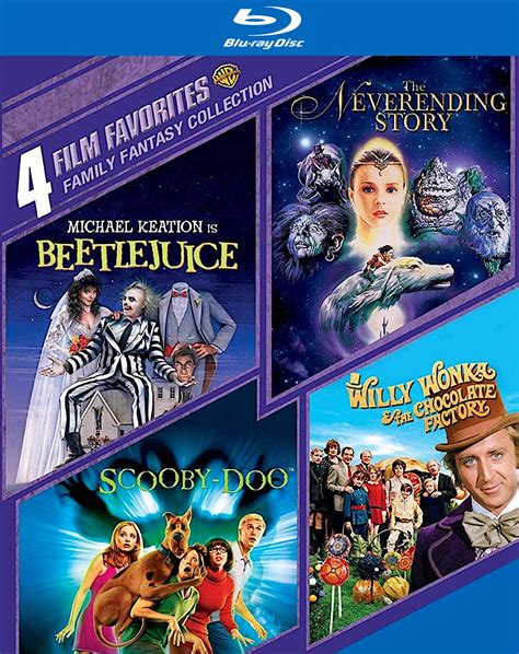 blu-ray and dvd covers: WARNER BROTHERS 4-FILM COLLECTION BLU-RAYS