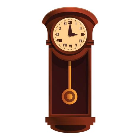 Kinetic pendulum clock icon, cartoon style 14222101 Vector Art at Vecteezy