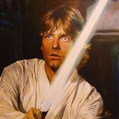 I Painted Luke Skywalker : r/pics