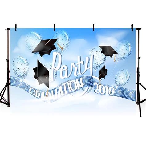 Graduation Party Backdrop Graduate Custom Banner Photography ...