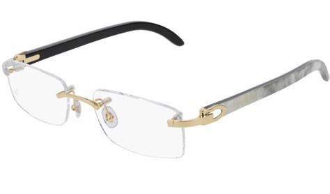 Cartier White Buffs CT0046O-001 - Kerrisdale Optical