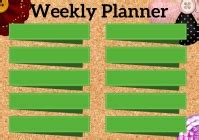 weekly planner Template | PosterMyWall