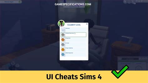 List Of All UI Cheats Sims 4 & Extension - Game Specifications