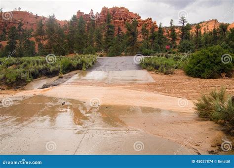 Flash Flood at Red Canyon Utah Stock Photo - Image of water, wash: 45027874