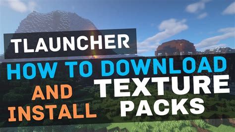 How To Download & Install Texture Packs In Minecraft Tlauncher - YouTube