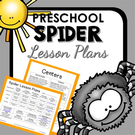 Spider Theme Preschool Classroom Lesson Plans - Preschool Teacher 101