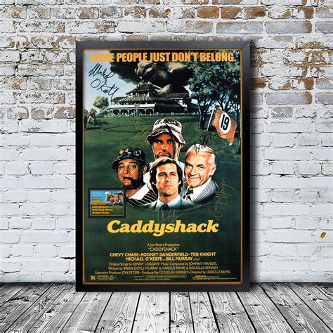 Caddyshack Signed Movie Poster Framed and Ready to Hang | Etsy