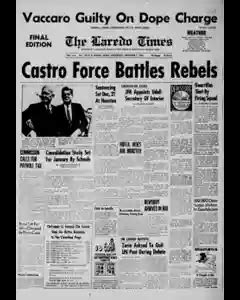 Laredo Times Newspaper Archives, Dec 7, 1960, p. 1