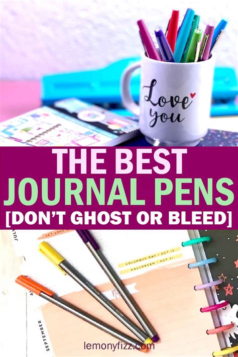 The Best Bullet Journal Pens for Your Bujo or Planner