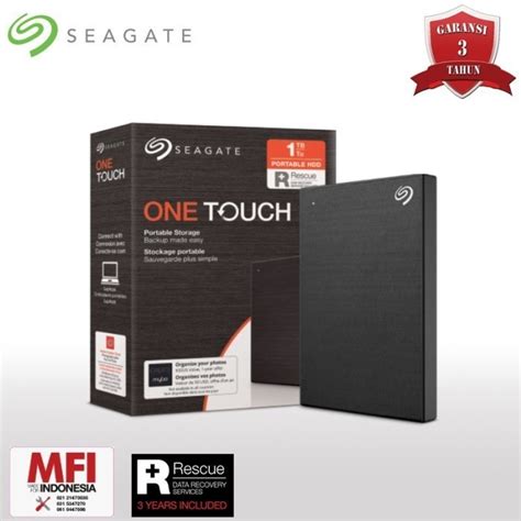 Jual Seagate one touch 1tb / hardisk eksternal seagate 1tb resmi ...