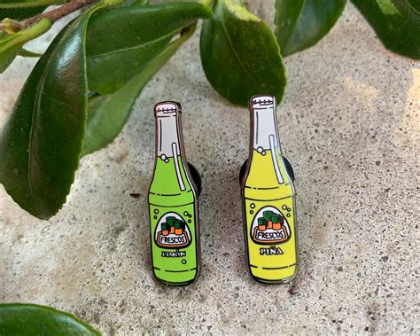 Jarritos Limon Soda Bottle Hard Enamel Pin Latino Art | Etsy