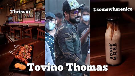 Somewhere Nice Resto-Cafe | Tovino Thomas | Thrissur | Food Blog | Kerala - YouTube