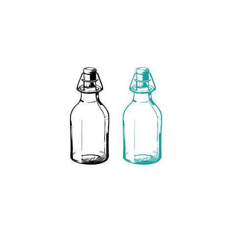 Glass Bottle Vector 25787674 Vector Art at Vecteezy