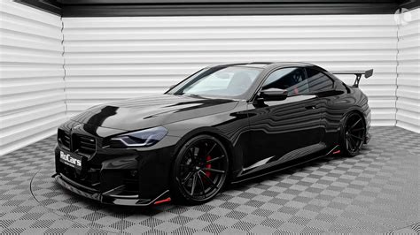 2024 BMW M2 With Maxton Body Kit Is the Coolest Triple Black Coupe