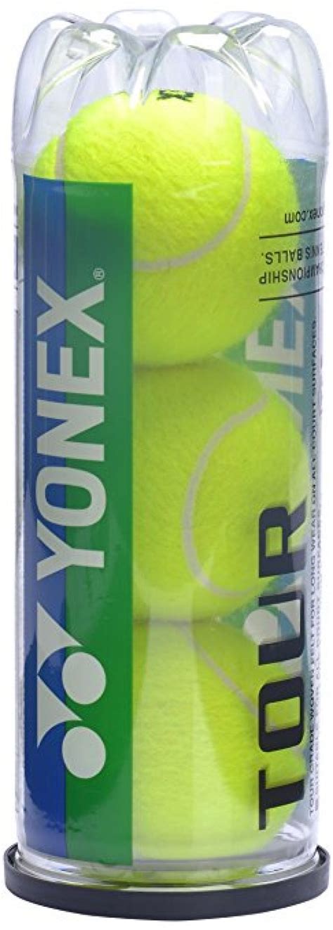 Yonex Tour Tennis Balls, Pack of 3 - OMGTricks