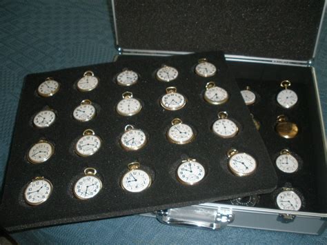 Pocket Watch Storage case for 40 watches up to 18 size