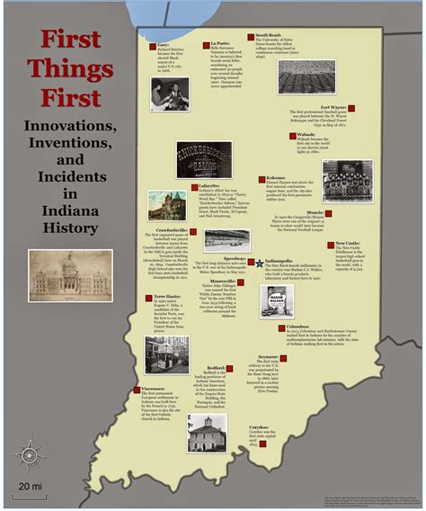 GIS Research and Map Collection: Indiana History Map Available from Ball State University Libraries