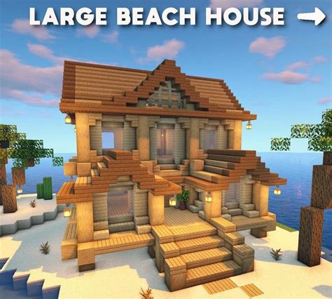 minecraft beach house roof (Online)